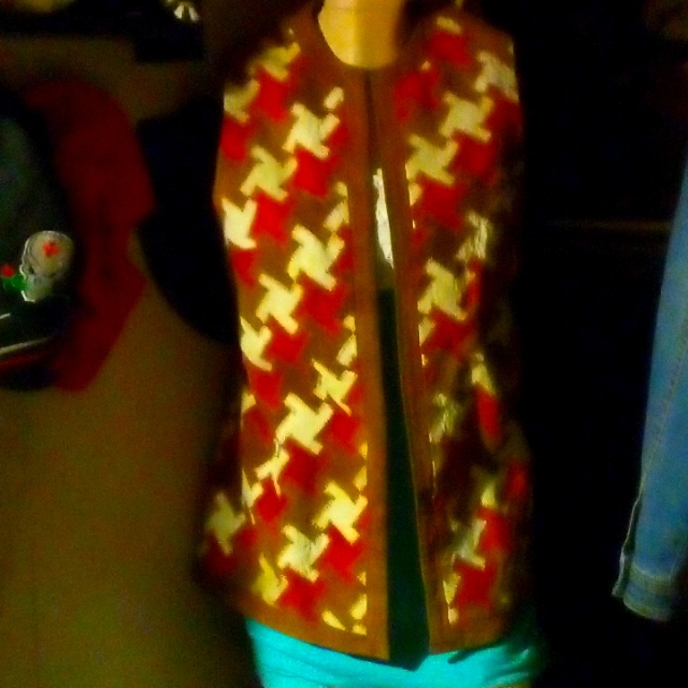 Leather vest